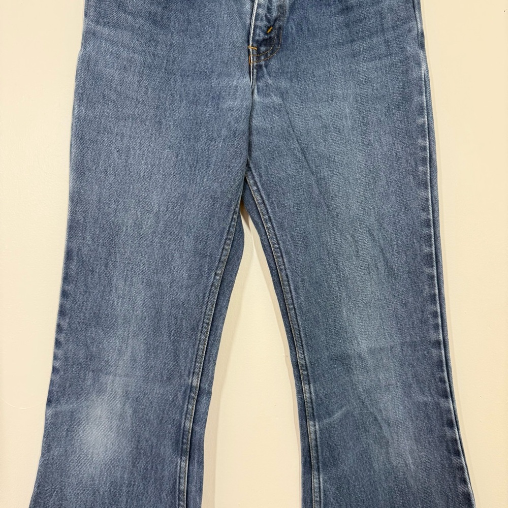 Levi’s Vintage Orange Tab Paper Tag Student Big Bell Flare Jeans - Picture 5 of 15